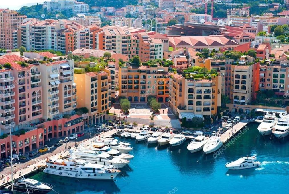 Studio Neuf - Portes De Monaco - Confort - Wifi - Clim Exterior photo